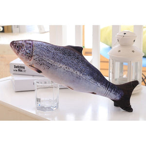 Plush Creative 3D Fish Pillow Doll