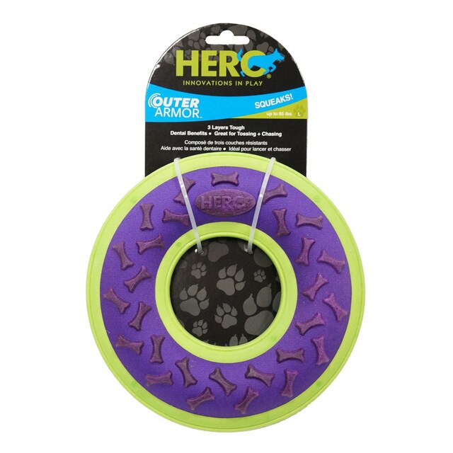Wholesale Dog Toys Squeaky Flying Ring